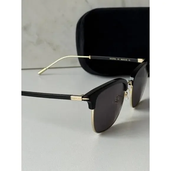 NEW Gucci GG1275SA Black Gold Clubmaster Sunglasses - Picture 6 of 10